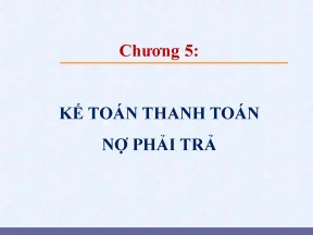 Hướng Dẫn Kế Toán Tài Khoản Loại 3: Nợ Phải Trả