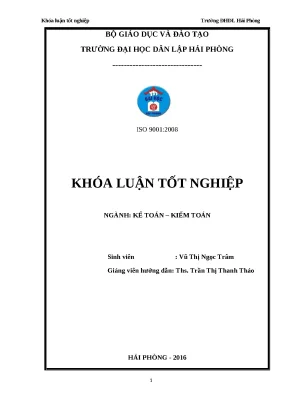 Hoàn thiện kế toán doanh thu và chi phí tại Công ty TNHH