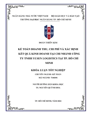 Kế Toán Doanh Thu và Chi Phí Tại Chi Nhánh Yusen