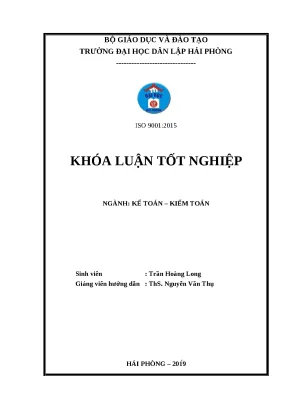 Hoàn thiện kế toán doanh thu và chi phí tại Công ty TNHH