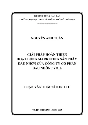 Giải pháp tối ưu hóa hoạt động marketing sản phẩm dầu