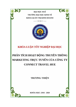 Phân tích Marketing Online của Connect Travel Huế (Case