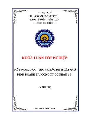 Phân Tích Kế Toán Doanh Thu và Kết Quả Kinh Doanh tại