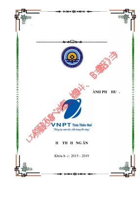 Khóa luận sự hài lòng khách hàng Vinaphone tại Huế