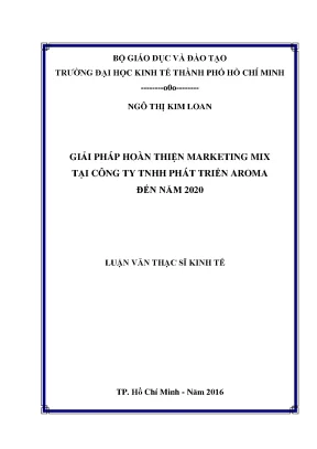 Giải pháp hoàn thiện marketing mix cho công ty TNHH Phát