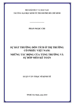 Tác động của sự bất thường dồn tích đến thị trường cổ