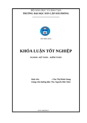 Tổ Chức Kế Toán Doanh Thu, Chi Phí và Kết Quả Kinh Doanh