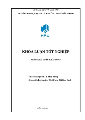 Cải thiện công tác kế toán nguyên vật liệu tại Công ty