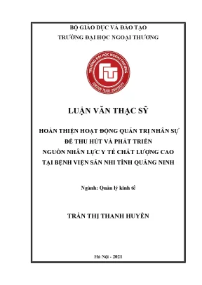 Nâng cao quản trị nhân sự để thu hút nguồn nhân lực y tế
