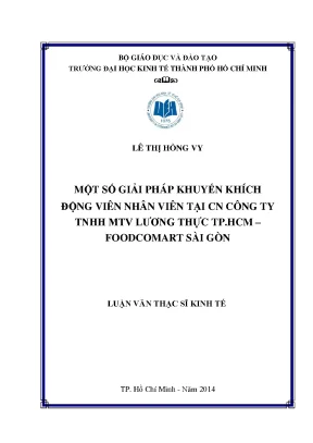 Luận văn: Giải pháp động viên nhân viên tại Foodcomart (UEH)