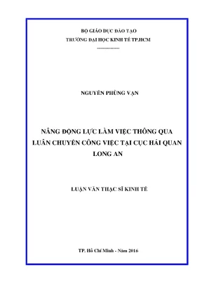 Luận văn: Nâng động lực làm việc qua luân chuyển công việc