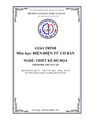 Giáo Trình Điện-Điện Tử Cơ Bản Cho Nghề Thiết Kế Đồ Họa 