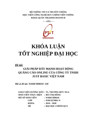 Giải pháp nâng cao hiệu quả quảng cáo online cho Just