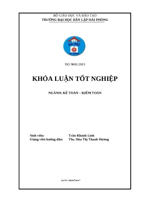 Hoàn thiện công tác lập và phân tích báo cáo tài chính