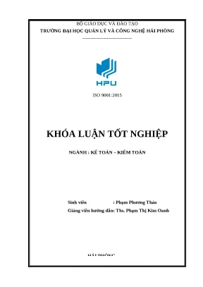 Hoàn thiện kế toán thanh toán với người mua, người bán