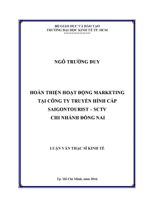 Hoàn thiện hoạt động marketing tại SCTV Đồng Nai