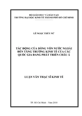Tác động của dòng vốn nước ngoài đến tăng trưởng kinh tế