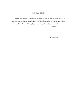 Hoàn thiện chuỗi cung ứng tại Công ty TNHH Công Nghệ 