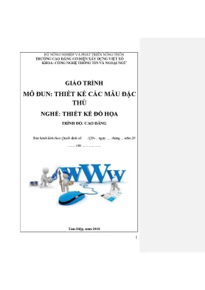 Giáo Trình Thiết Kế Đồ Họa Cao Đẳng: Mẫu Đặc Thù và 