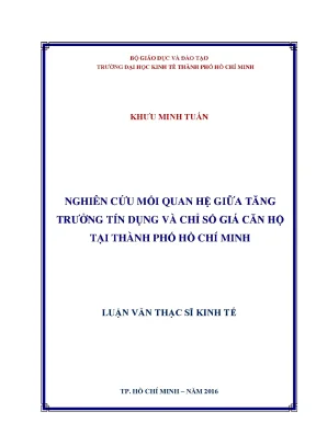Mối quan hệ Tăng trưởng Tín dụng và Giá căn hộ TPHCM