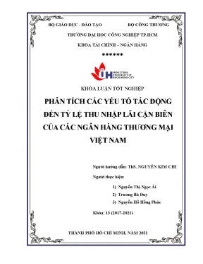 Tác động đến tỷ lệ thu nhập lãi cận biên của ngân hàng