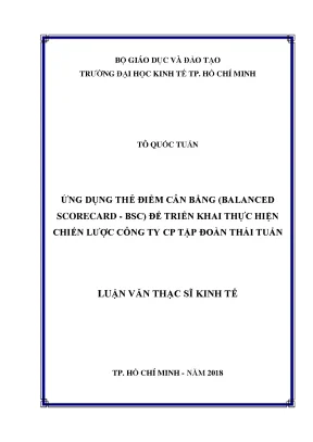 Ứng Dụng Thẻ Điểm Cân Bằng BSC Trong Triển Khai Chiến