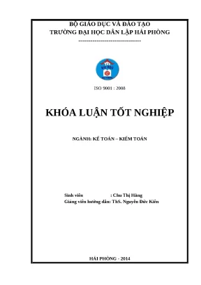 Khóa luận kế toán thanh toán & quản lý công nợ hiệu quả