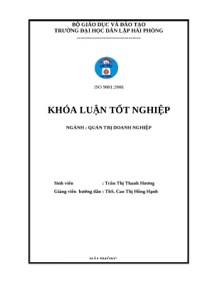 Nâng Cao Hiệu Quả Hoạt Động Sản Xuất Kinh Doanh Tại Công