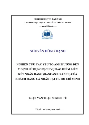 Nghiên cứu yếu tố ảnh hưởng đến ý định sử dụng dịch vụ 