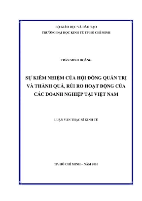 Sự Kiêm Nhiệm của Hội Đồng Quản Trị và Tác Động Đến Rủi