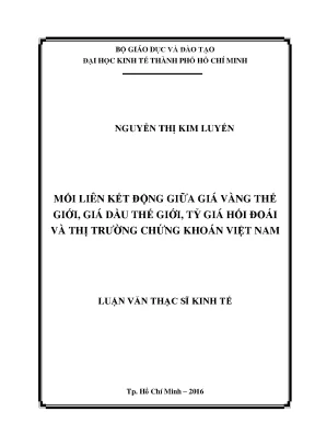 Luận văn: Vàng, Dầu, Tỷ giá & Chứng khoán Việt Nam