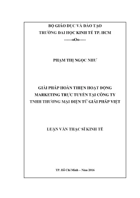 Giải pháp tối ưu hóa marketing trực tuyến cho công ty