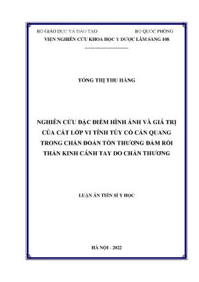 Giá trị cắt lớp vi tính tủy cổ trong chẩn đoán tổn 
