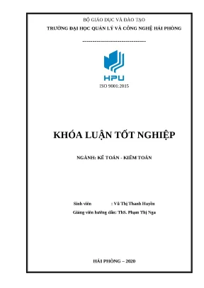 Hoàn thiện kế toán doanh thu và chi phí tại Công ty Cổ