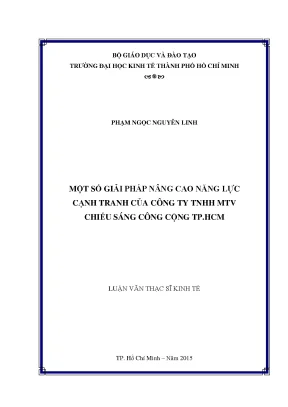 Giải pháp nâng cao năng lực cạnh tranh cho Công ty TNHH