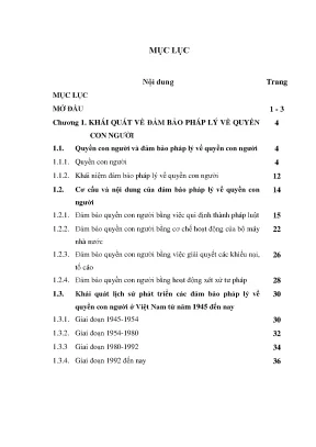 Đảm Bảo Pháp Lý Quyền Con Người Tại Việt Nam: Thực Trạng