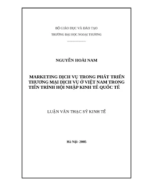 Phát Triển Marketing Dịch Vụ Trong Thương Mại Dịch Vụ Ở