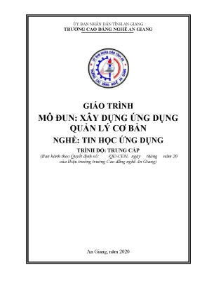 Hướng Dẫn Xây Dựng Ứng Dụng Quản Lý Cơ Bản Với C#