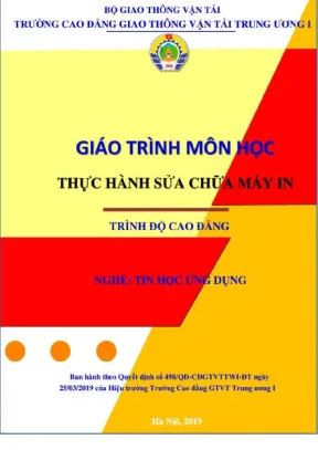 Thực hành sửa chữa máy in: Giáo trình chi tiết từ A-Z