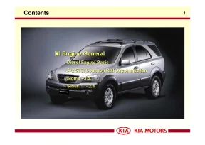 Tài liệu động cơ diesel Kia: Nguyên lý & Vận hành chi tiết