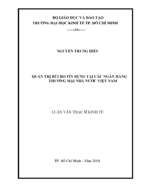 Quản Trị Rủi Ro Tín Dụng Tại Ngân Hàng Thương Mại Nhà