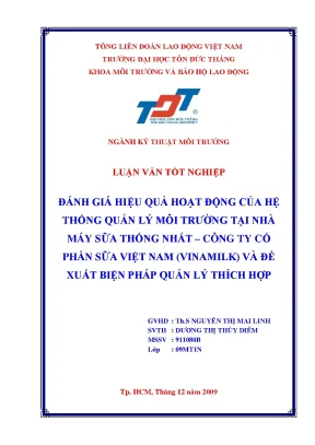 Đánh Giá Hiệu Quả Hệ Thống Quản Lý Môi Trường Tại Nhà