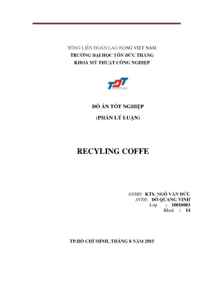 Thiết Kế Nội Thất Quán Cà Phê Tái Chế: Đồ Án Tốt Nghiệp 2015