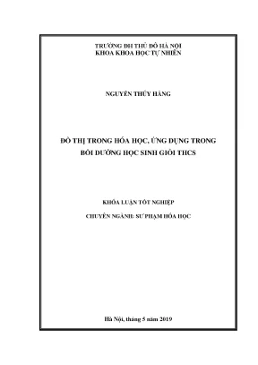 Ứng dụng đồ thị trong hóa học để bồi dưỡng học sinh giỏi
