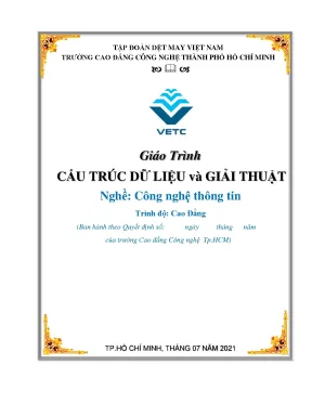 Giáo Trình Cấu Trúc Dữ Liệu và Giải Thuật Ngành Công