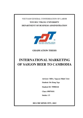 Tiếp Thị Quốc Tế Bia Sài Gòn Tại Campuchia