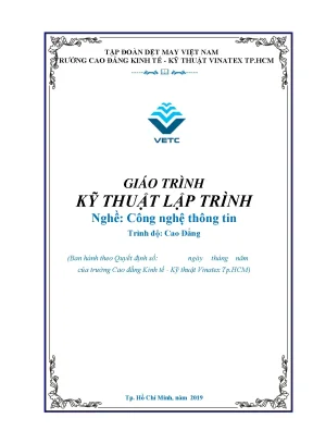 Giáo Trình Kỹ Thuật Lập Trình C - Công Nghệ Thông Tin