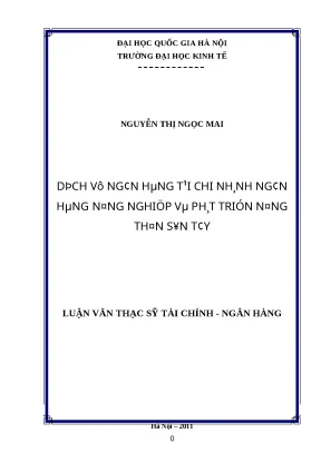 Dịch vụ ngân hàng Agribank Sơn Tây: Thực trạng & Giải pháp