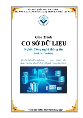 Giáo Trình Cơ Sở Dữ Liệu Ngành Công Nghệ Thông Tin 2021