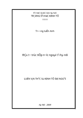 Đầu Tư Nước Ngoài Tại Hà Nội: Phân Tích và Giải Pháp